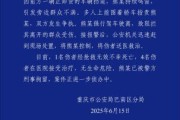 在线排盘重庆一司机因持续鸣笛引发争执 强行驶离致1人死亡4人受伤
